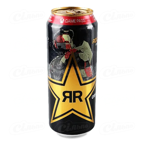 Напій енергетичний «Rockstar Original» безалкогольний газований у залізній банці, 0,5л