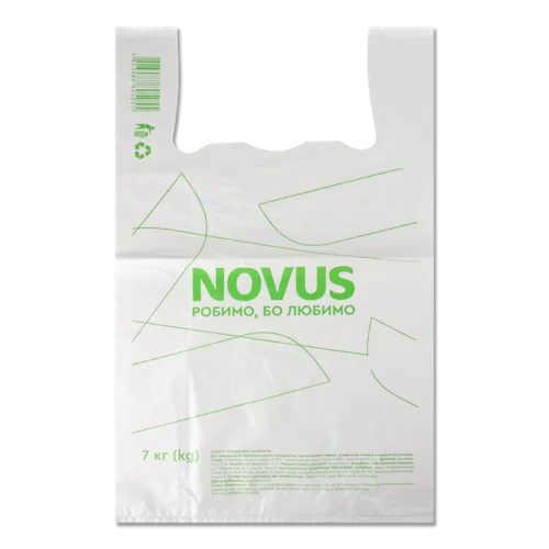 Пакет Полімерний, 7 кг, 550х340 мм, Novus, 1 шт, в/ґ