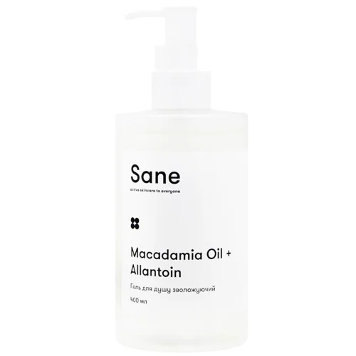Гель для душу Sane Macadamia Oil + Allantoin 400мл