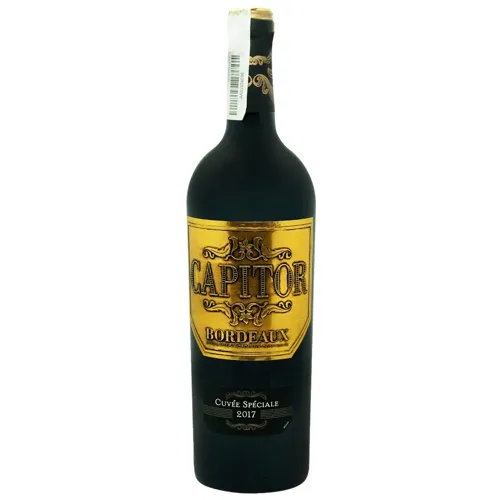 Вино Capitor Cuvee Speciale Bordeaux червоне сухе 13% 0,75л