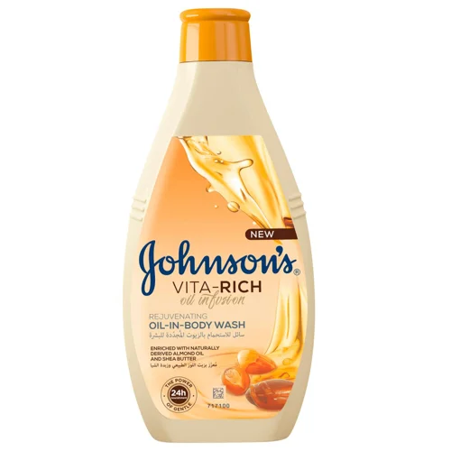 Гель для душу Johnson's® Vita-Rich Живильний з оліями мигдалю та ши 250мл