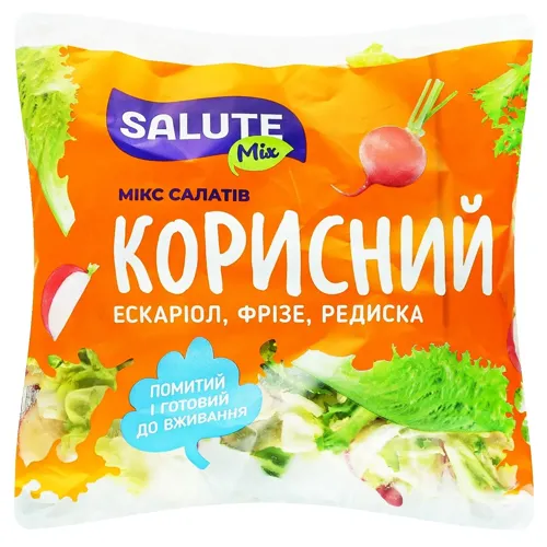 Салат Salute Мікс ескаріол, фрізе, редиска 120г