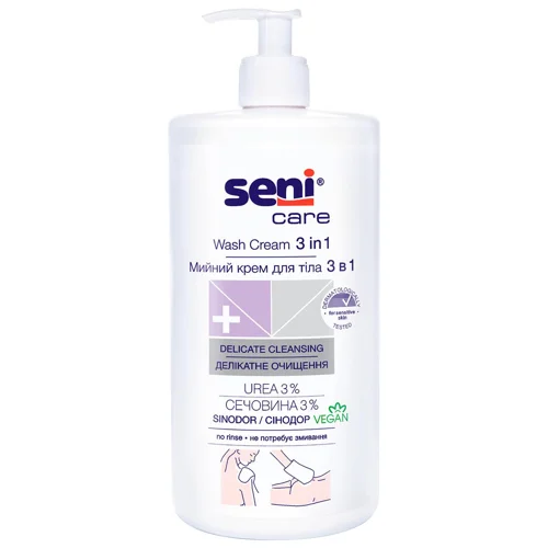 Крем Seni Care 3in1 мийний для тіла 1л