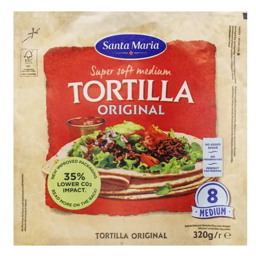 Тортілья Santa Maria Original пшенична 320г