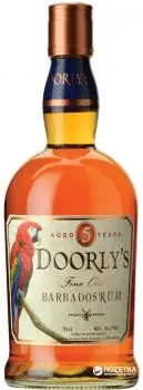 Ром Doorly's 5 років витримки Gold 0.7л 40%