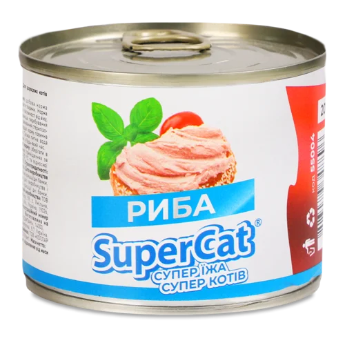 Корм Для Котів SuperCat Паштет З Рибою В/ґ, 100 г