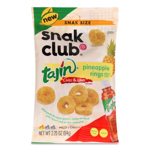 Жувальні Цукерки Snak Club Tajin зі Смаком Ананас, в/ґ, 150г