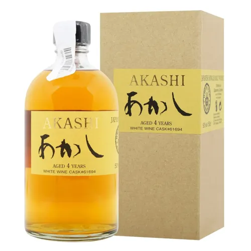 Віскі Akashi White Wine Cask 4 роки 50% 0,5л