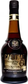 Бренді виноградний ординарний Чорна мантія Cardinal 0.5л 40%
