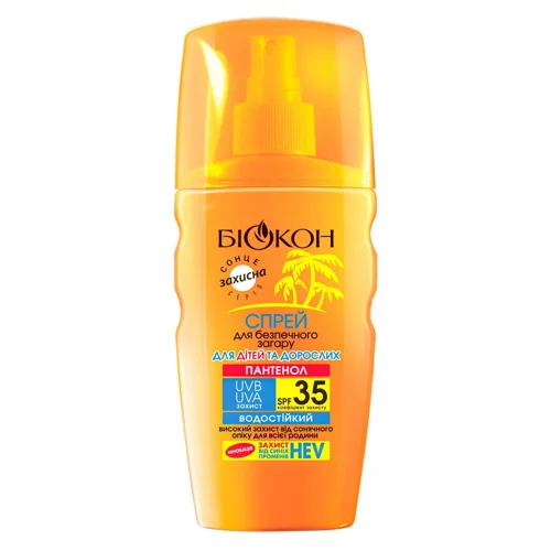 Спрей для засмаги Біокон SPF-35 160мл