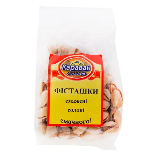Фісташки Караван ласощів смажені солоні 85г