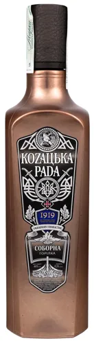 Горілка 0.5л 40% Соборна Козацька рада пл