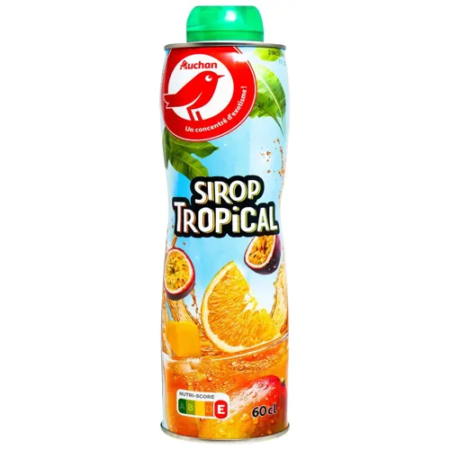 Сироп Ашан Тропічний 0,6л