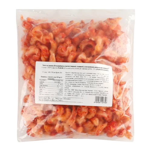 Хвости Раков Варені Очищені Глазуровані, м/у 800г