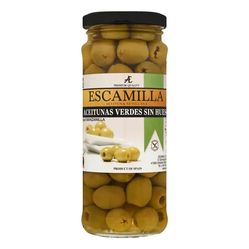 Оливки зелені без кісточки Мансанільйо Escamilla с/б 317г