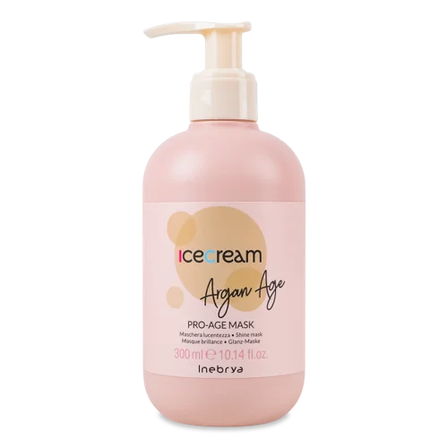 Маска Для Фарбованого Волосся З Аргановою Олією Ice Cream Argan Age Inebrya, 300мл