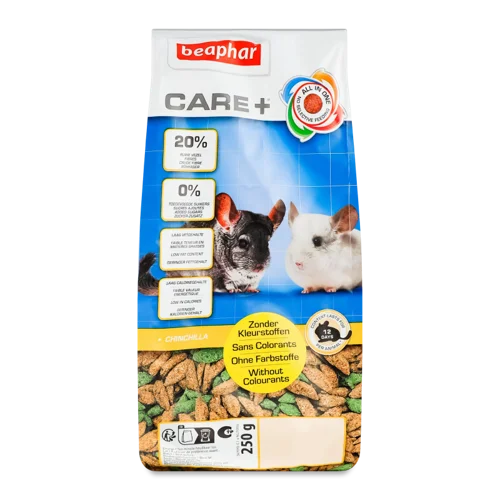 Корм Для Шиншил Повноцінний Care+ Beaphar, В/ґ, 250г