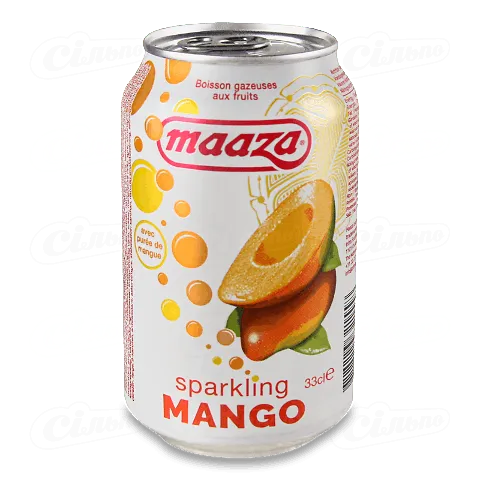 Напій соковий Maaza «Манго» газований, 0,33л