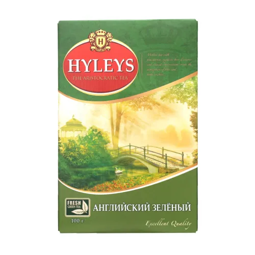 Чай зелений байховий суцільнолистовий Англійський Hyleys к/у 100г