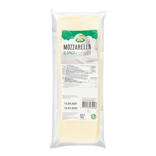 Сир 40% напівтвердий Mozzarella Arla кг