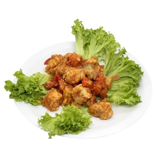 Курятина по-східному з овочами