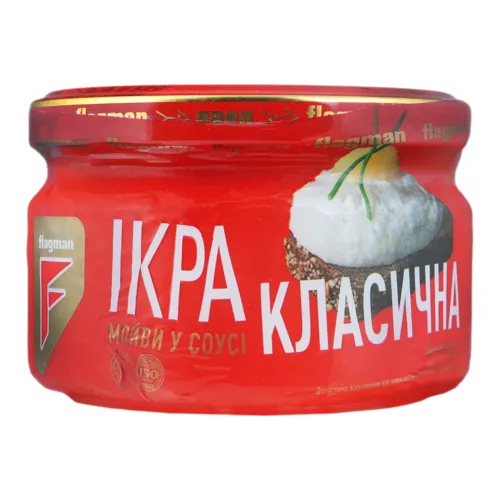 Ікра мойви у соусі Класична Flagman с/б 180г