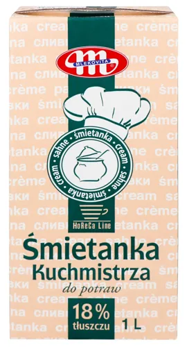 Вершки 18% ультрапастеризовані Mlekovita т/п 1л