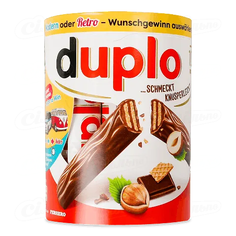 Вафлі Duplo В*, 182г