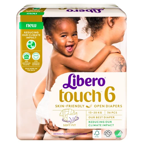 Підгузки Libero Touch 6 13-20кг 36шт