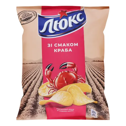 Чіпси картопляні Краб Люкс м/у 71г