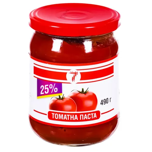 Паста томатна Семерка 25%, 490г