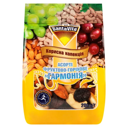 Асорті SantaVita Гармонія фруктово-горіхове 200г