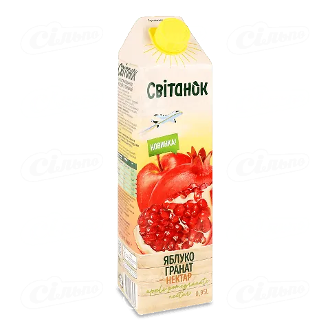 Нектар Світанок Яблуко гранат, 0,95л