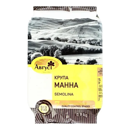 Крупа манна Август преміум 900г