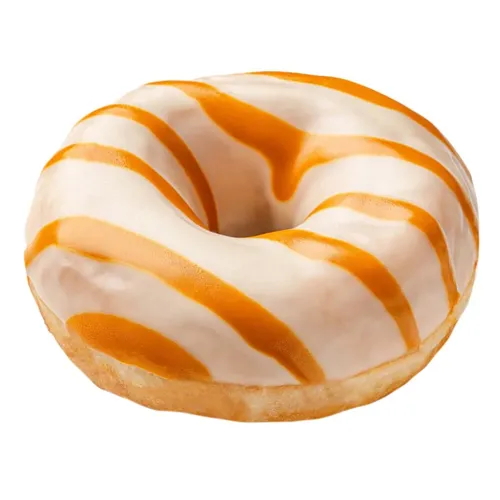 Пончик White Donut з карамельною начинкою 70г