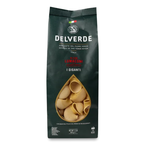Макарони Delverde Лумаконі, в/ґ, 500г