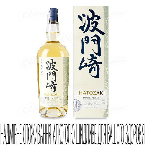 Віскі Hatozaki Pure Malt в коробці, 0,7л