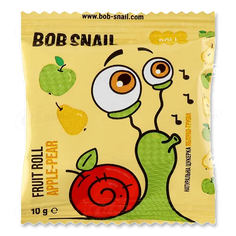 Цукерки Bob Snail Яблуко-Груша 300г