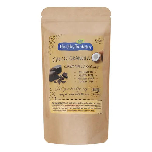 Сніданок сухий Какао-кокос Choco Granola Healthy Tradition д/п 160г