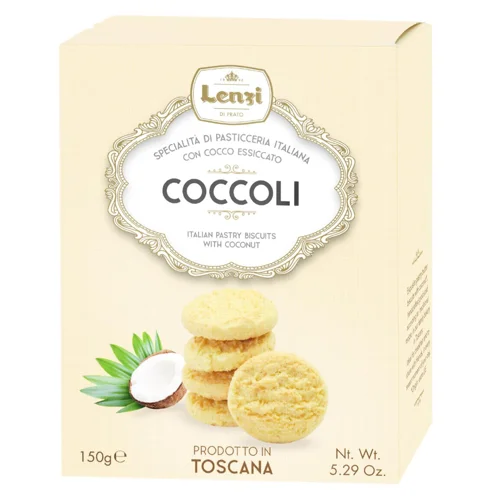 Печиво Lenzi Coccoli з кокосом 150г