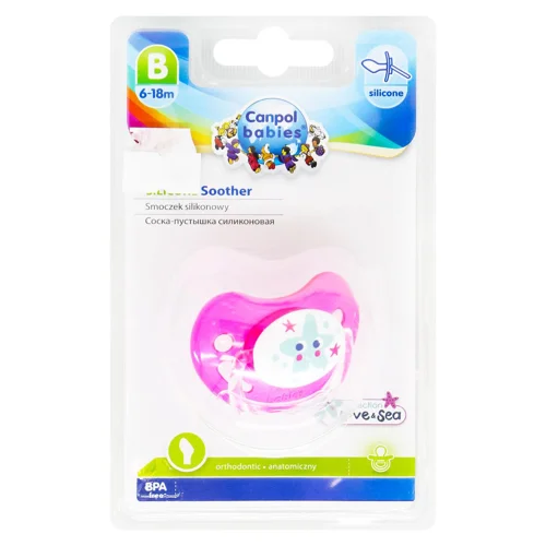Пустушка Canpol Babies Nature 22/507 6-18міс анатомічна в асортименті