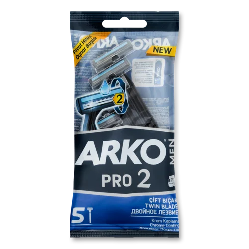 Станки для Гоління Одноразові Pro 2 ARKO.men, 5 шт