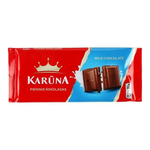 Шоколад молочний Karuna м/у 80г