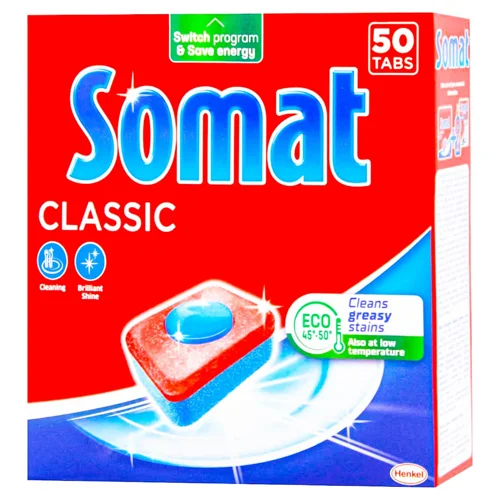 Таблетки для посудомийних машин Somat Classic 50шт