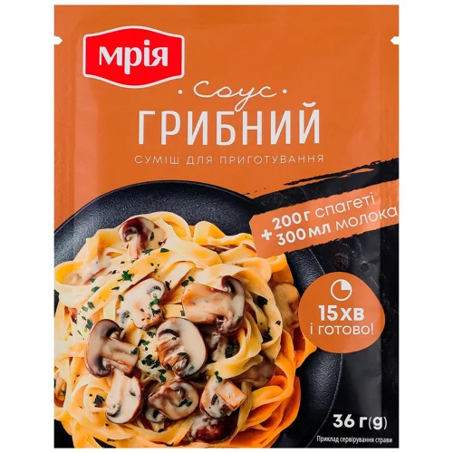 Суміш для приготування соусу Мрія Грибний 36г