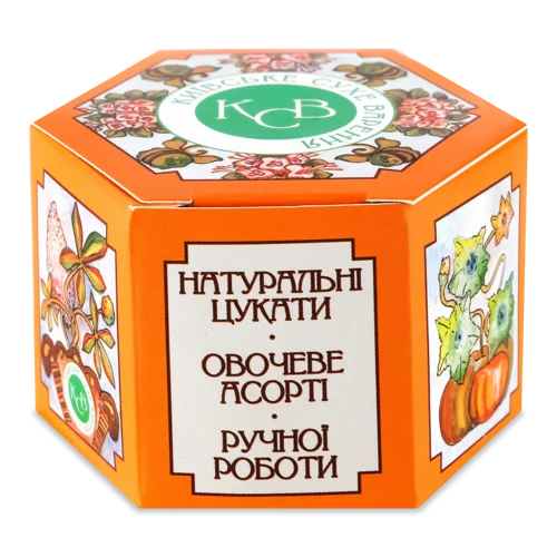Цукати Натуральні Овочеве Асорті, Сухе Варення, к/у 40г