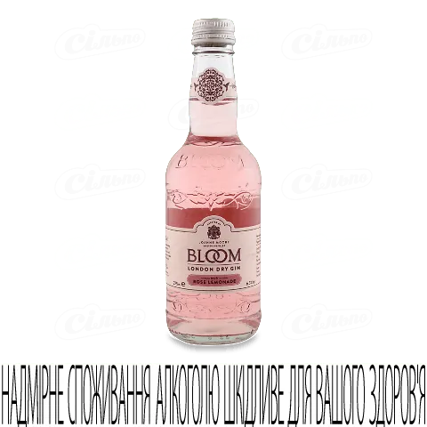 Напій слабоалкогольний Bloom Rose Lemonade, 0,275л