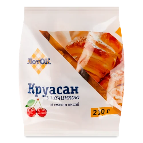 Круасан З Начинкою Зі Смаком Вишні, В/ґ, 210г
