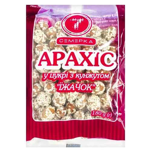 Арахіс Семерка у цукрі з кунжутом 180г