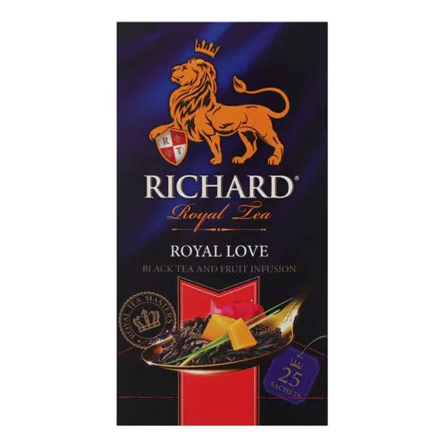 Чай чорний Richard Royal Love в пакетиках 2г х 25шт 50г